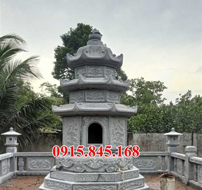 Mẫu mộ tháp bằng đá đẹp bán hà giang yên bái phật giáo để tro cốt