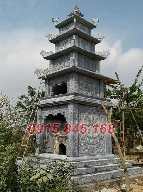 Mẫu mộ tháp bằng đá đẹp bán hà giang yên bái phật giáo để tro cốt