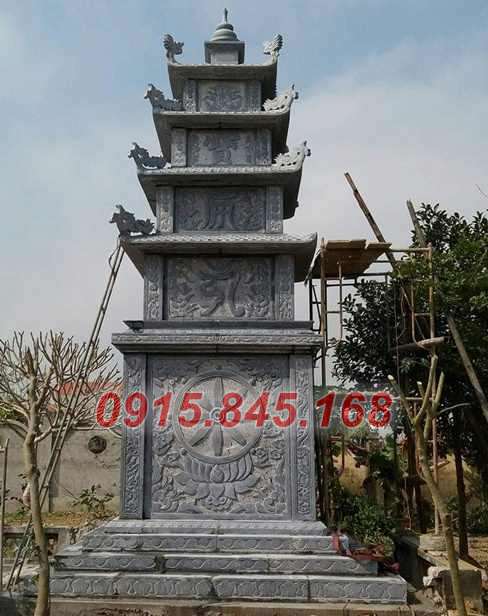 Mẫu mộ tháp bằng đá đẹp bán hà giang yên bái phật giáo để tro cốt