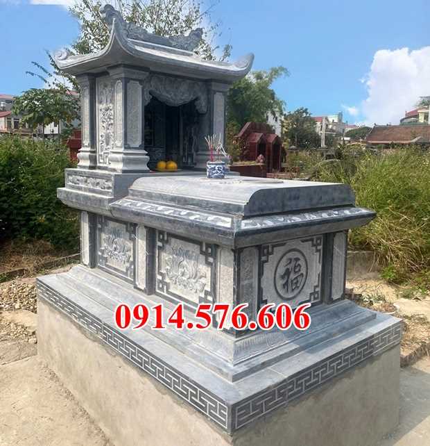 Mẫu mộ đá xanh đẹp bán yên bái hà giang lăng mộ tự nhiên nguyên khối