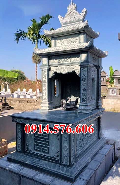 Mẫu mộ đá xanh đẹp bán yên bái hà giang lăng mộ tự nhiên nguyên khối