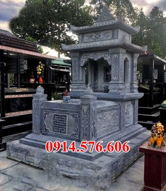 Mẫu mộ đá xanh đẹp bán yên bái hà giang lăng mộ tự nhiên nguyên khối