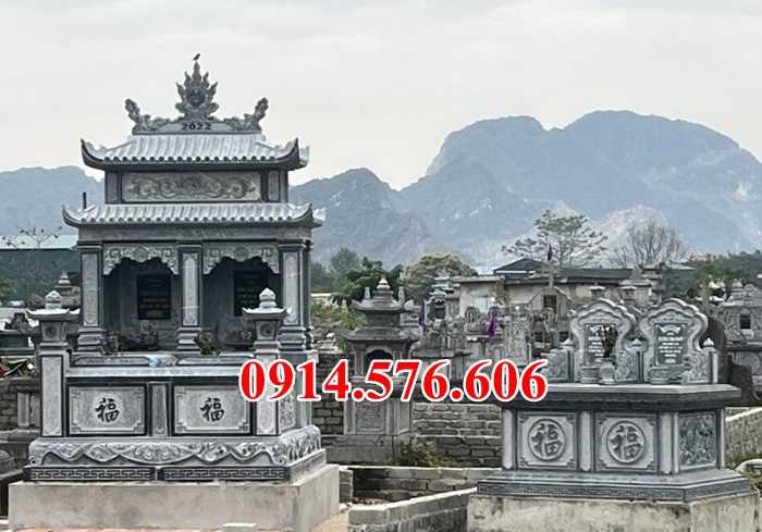 Mẫu mộ đá xanh đẹp bán lâm đồng gia lai lăng mộ đá khối tự nhiên