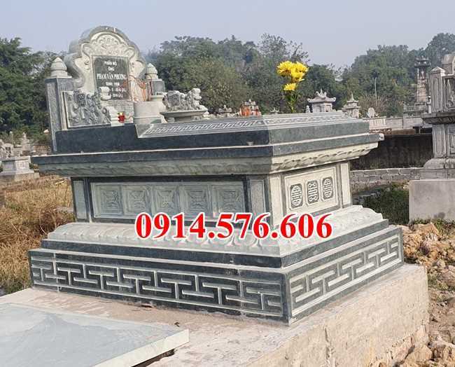 Mẫu mộ đá xanh đẹp bán tây ninh an giang lăng mộ đá khối tự nhiên