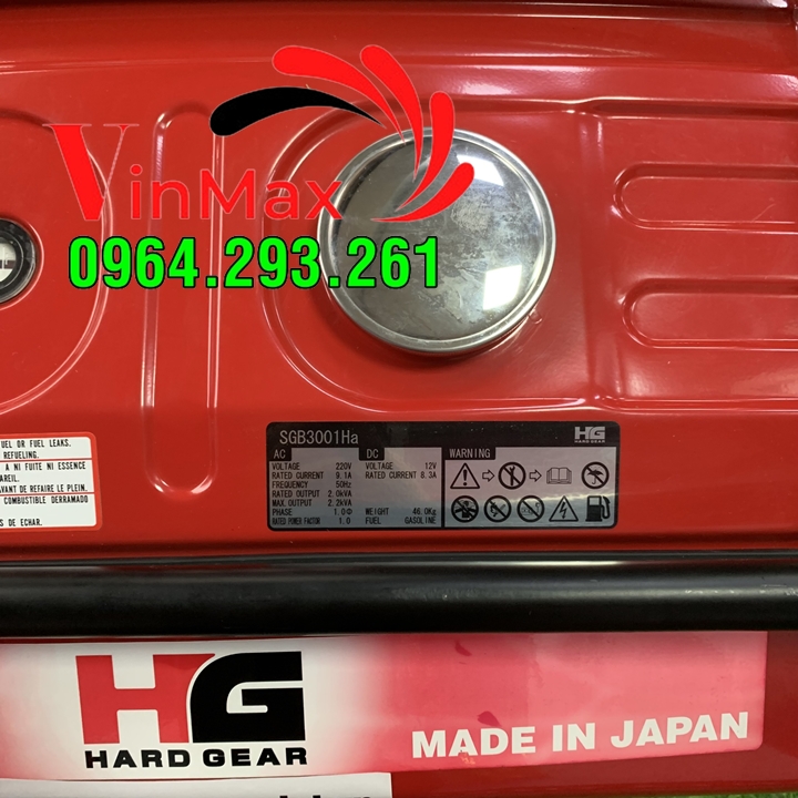 Máy phát điện dùng cho gia đình mùa mưa bão hiệu Daishin SGB3001HA