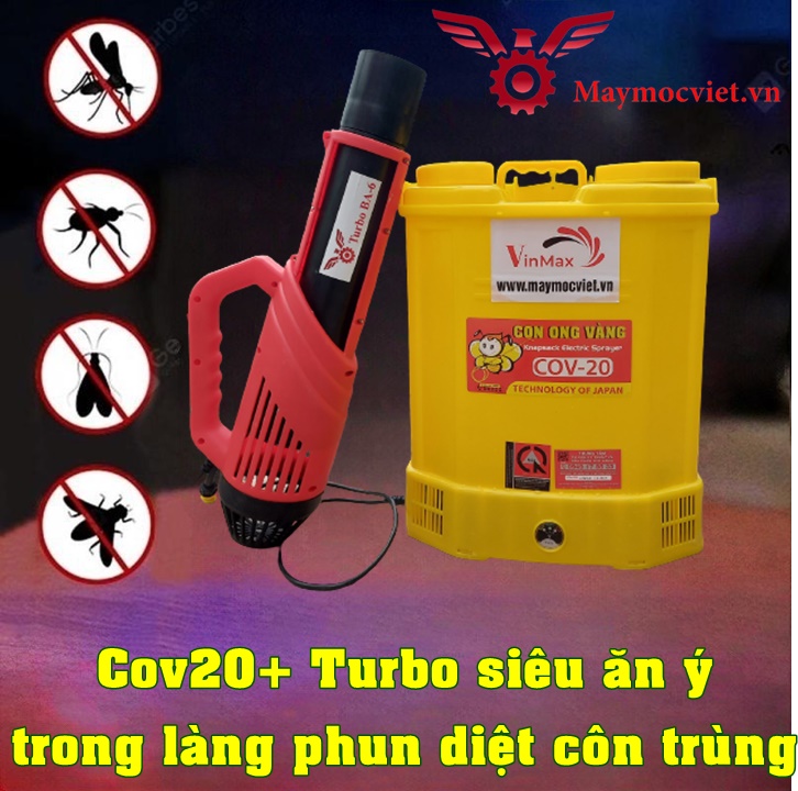 Top máy phun thuốc hóa chất diệt muỗi và côn trùng TurboBA6 ĐẠI HẠ GÍA