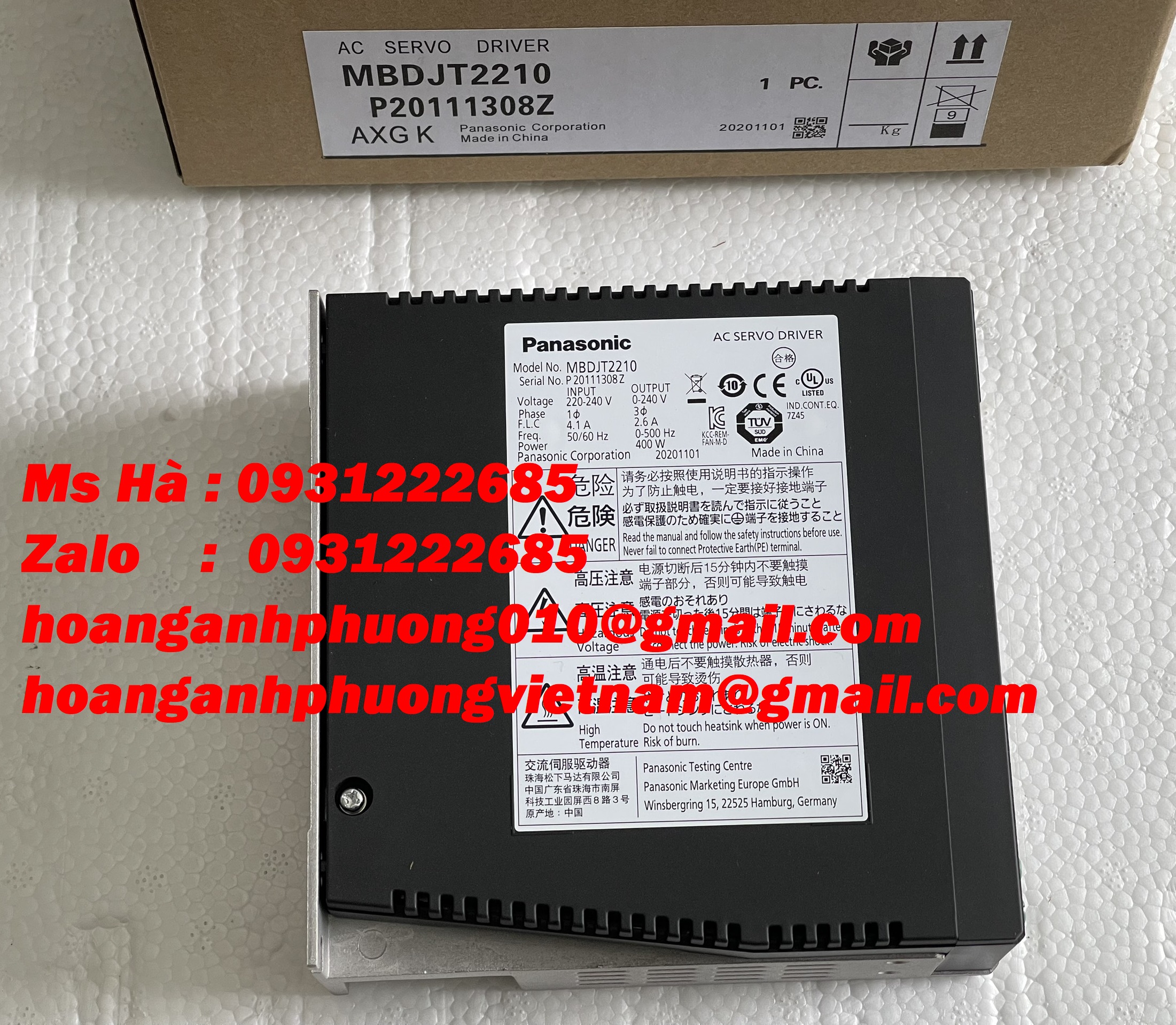 Bộ driver panasonic nhập khẩu chính hãng MBDJT2210 - Bình Dương