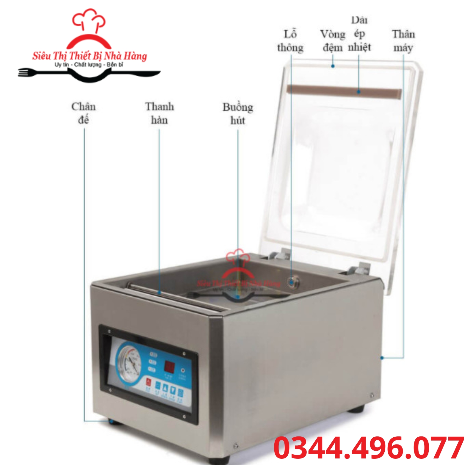 Máy hút chân không công nghiệp DZ260 chính hãng