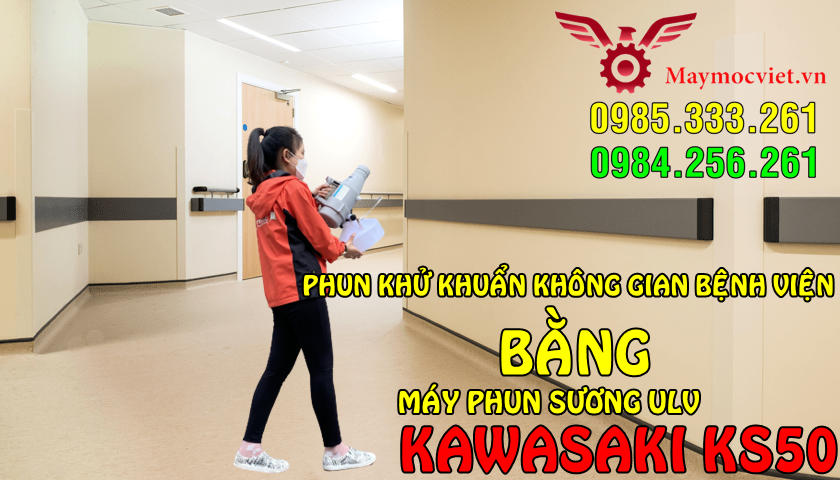 Máy phun hóa chất diệt muỗi dạng sương ULV KAWASAKI KS50 hiệu quả