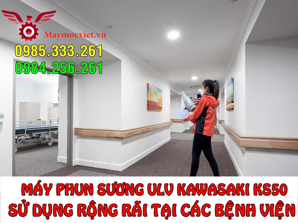 Máy phun hóa chất diệt muỗi dạng sương ULV KAWASAKI KS50 hiệu quả