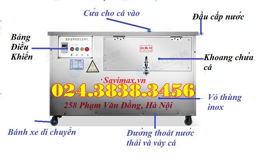 Thanh lý máy đánh vảy cá Vinmax SM500 giá cực rẻ