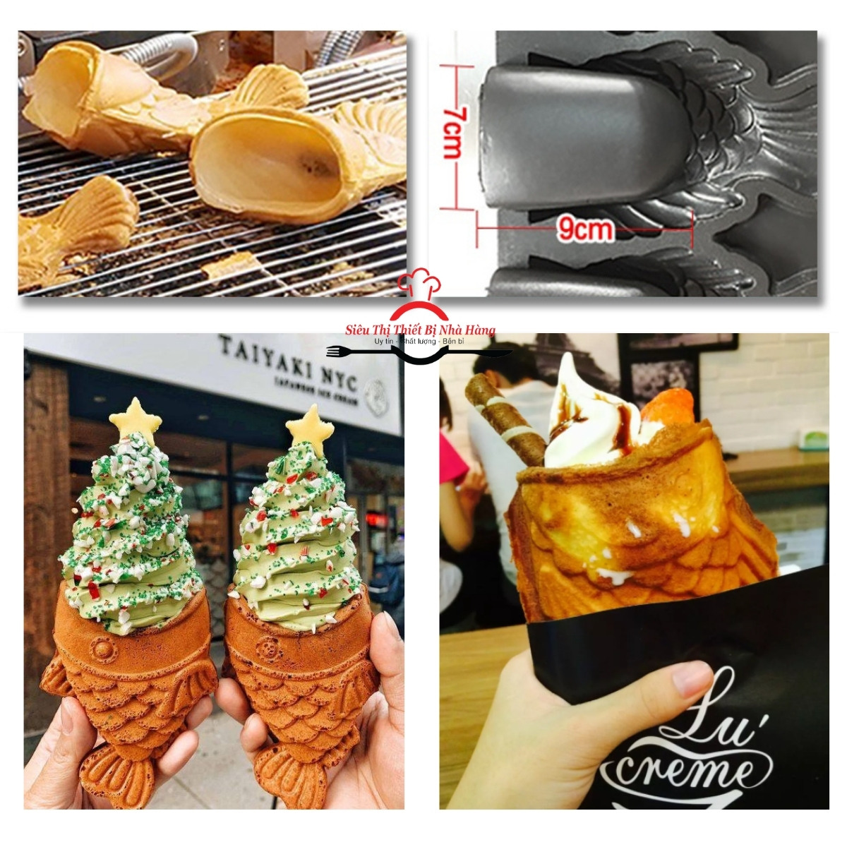 máy làm bánh cá đựng kem, lựa chọn tối ưu về chất lượng