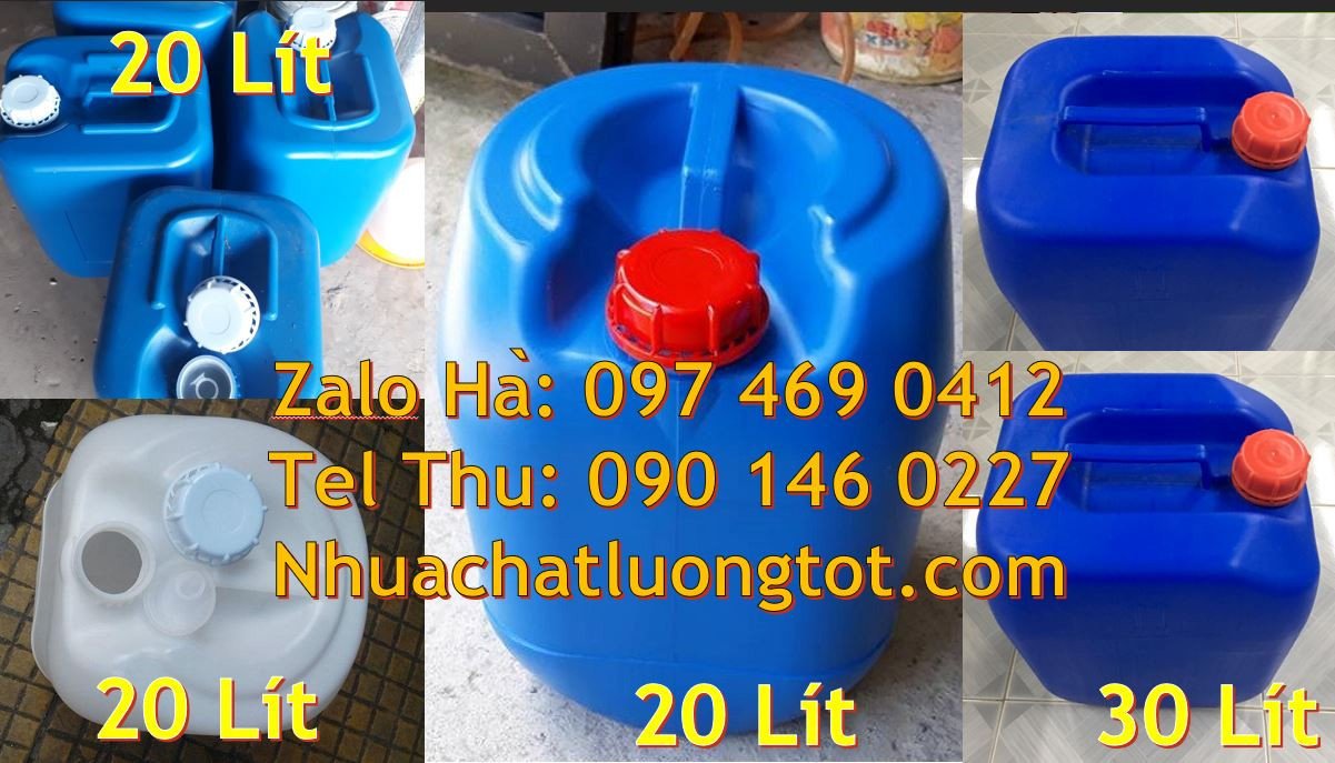 can nhựa đựng hóa chất,can nhựa 20l đựng nước mắm,can nhựa màu đỏ giá