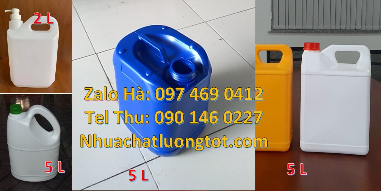 can nhựa 5l đựng hóa chất,can nhựa 4l đựng dầu ăn,can nhựa 2l giá rẻ