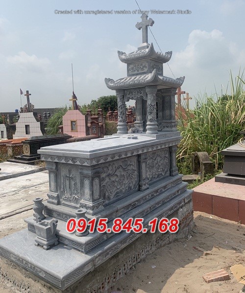 102 mẫu mộ đá công giáo đạo thiên chúa đẹp bán