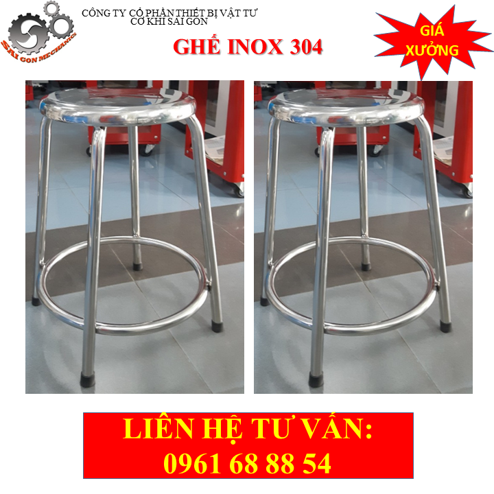 Ghế phòng thí nghiệm inox model CKSG-9106