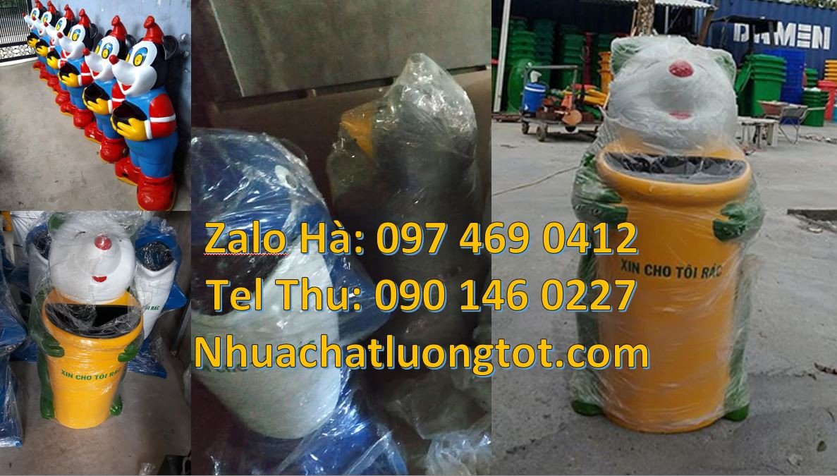 thùng rác hình con chuột,thùng rác hình con cá chép,thùng rác con thú