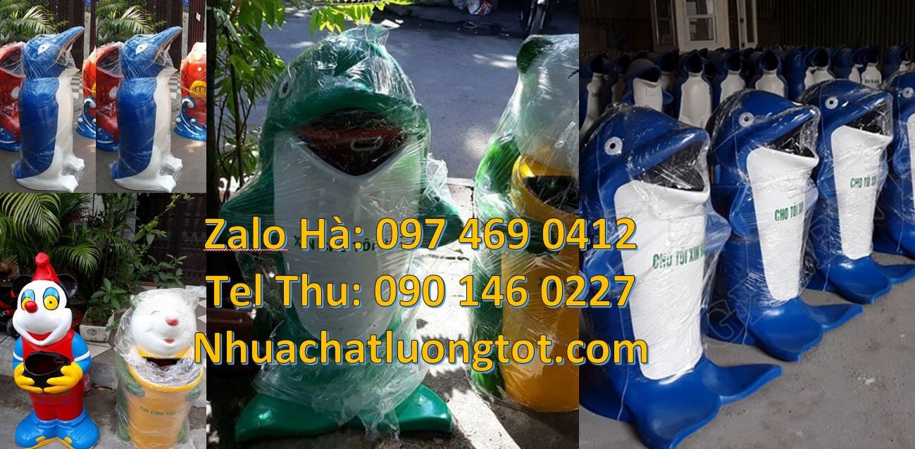 thùng rác hình con chuột,thùng rác hình con cá chép,thùng rác con thú