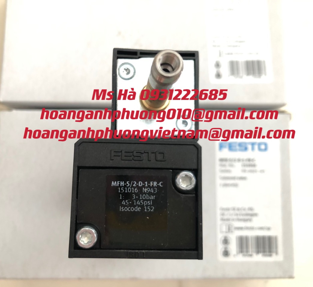 Van nhập khẩu chính hãng dòng Festo MFH-5/2-D-1-FR-C