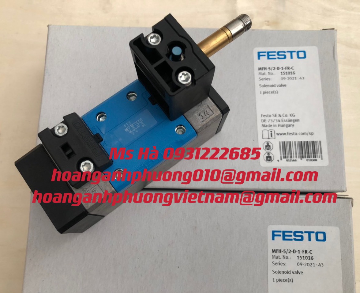 Van nhập khẩu chính hãng dòng Festo MFH-5/2-D-1-FR-C