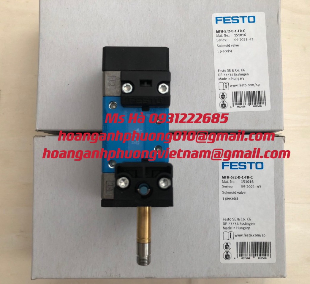 Van nhập khẩu chính hãng dòng Festo MFH-5/2-D-1-FR-C