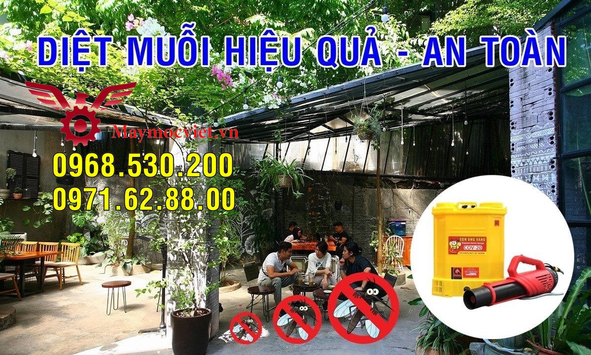 Máy phun hóa chất diệt muỗi côn trùng cho Quán Cà Phê