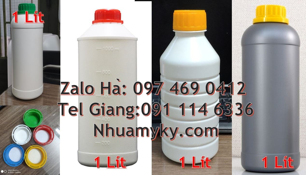chai nhựa lớn 1l đựng hóa chất,chai nhựa 0.5l đựng dầu thực vật,chai