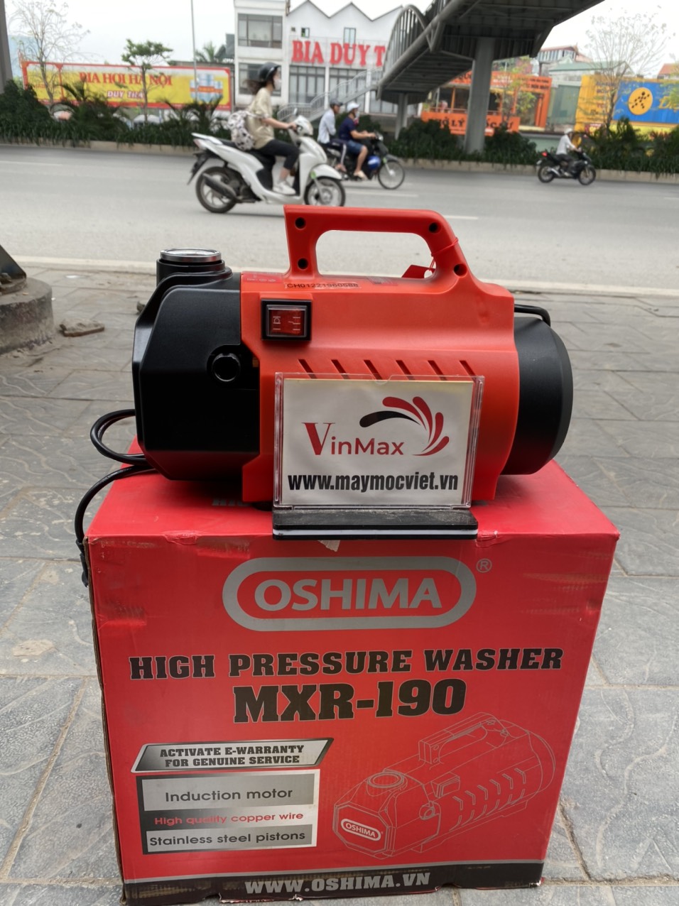 Máy rửa xe gia đình chính hãng Oshima 190