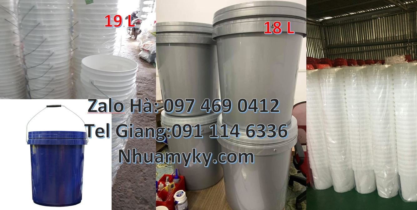 xô nhựa đựng nước,thùng nhựa trồng cây,thùng đựng sơn 20l giá rẻ nhất