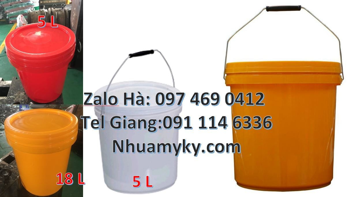 xô nhựa đựng nước,thùng nhựa trồng cây,thùng đựng sơn 20l giá rẻ nhất