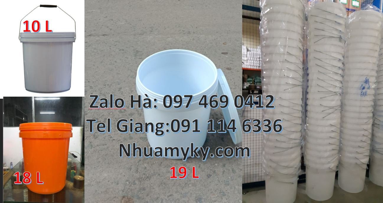 xô nhựa đựng nước,thùng nhựa trồng cây,thùng đựng sơn 20l giá rẻ nhất