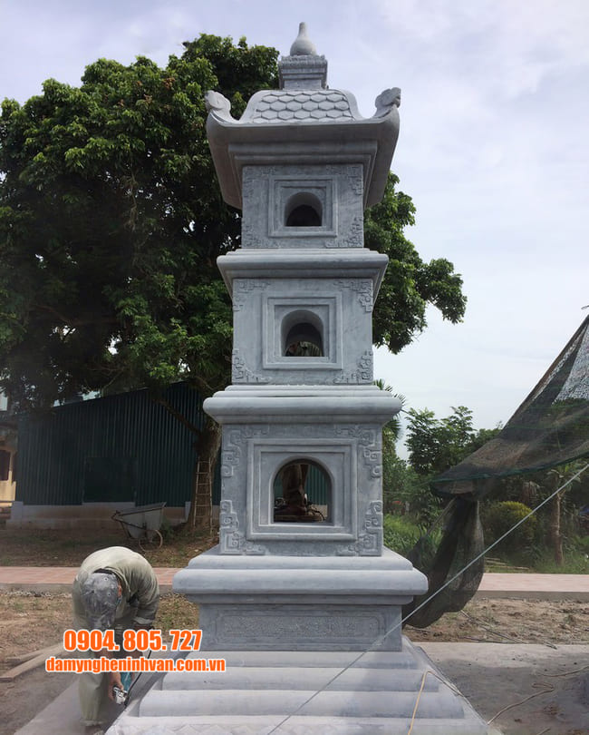 Những mẫu mộ tháp đá bán tại Bình Định