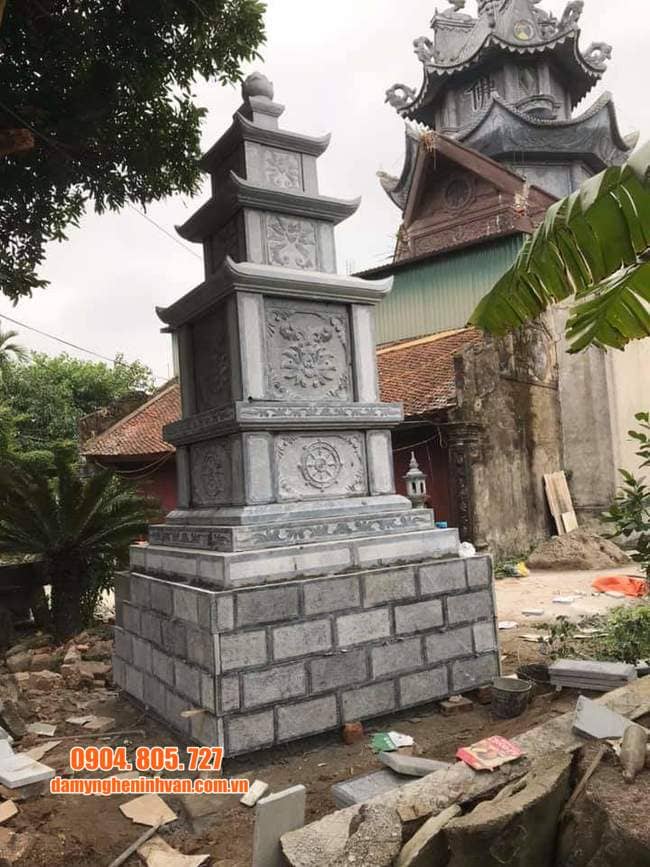 Những mẫu mộ tháp đá bán tại Bình Định