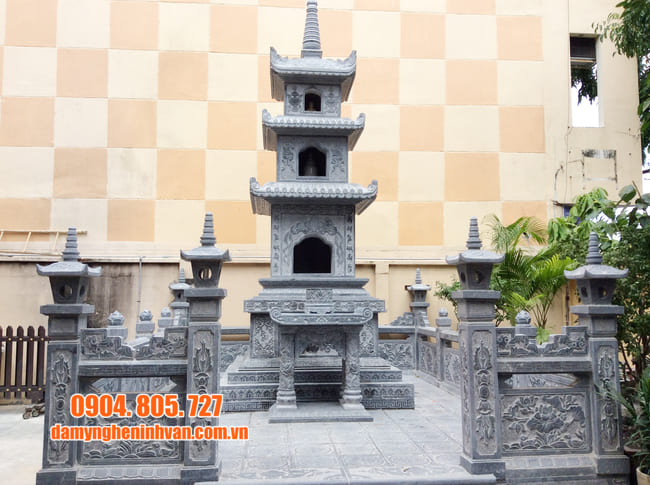 Những mẫu mộ tháp đá bán tại Bình Định