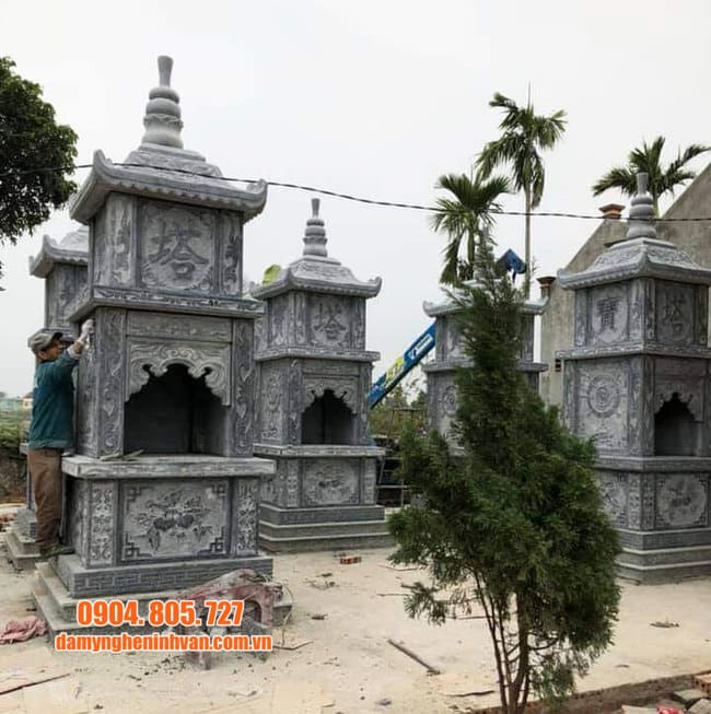 Những mẫu mộ tháp đá bán tại Bình Định