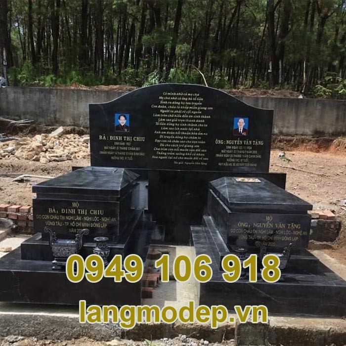 Xây những mẫu mộ kim tĩnh bằng đá đẹp năm 2023