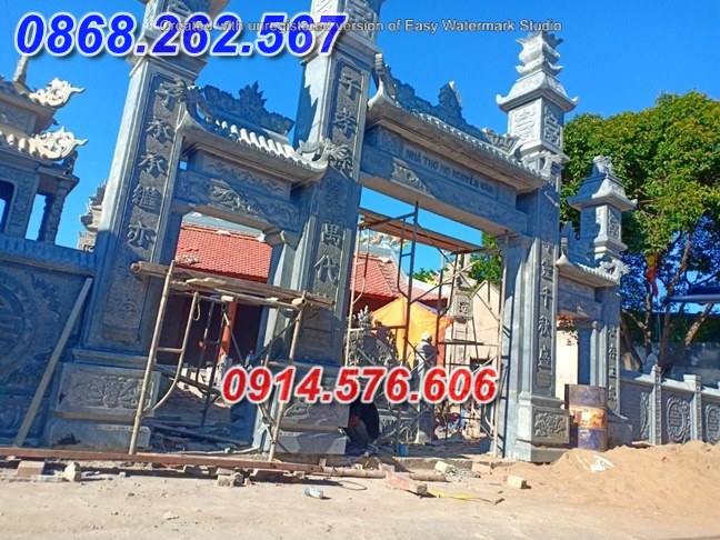 15+ thiết kế cổng đình chùa bằng đá nguyên khối bán đắk lắk