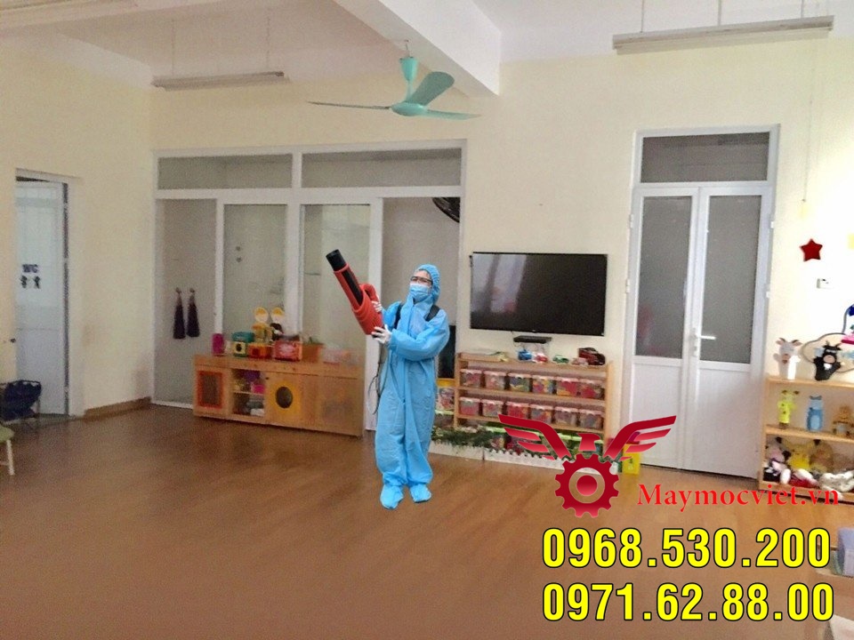 Máy phun thuốc diệt muỗi độ ồn thấp cho trường mầm non Turbo BA-6