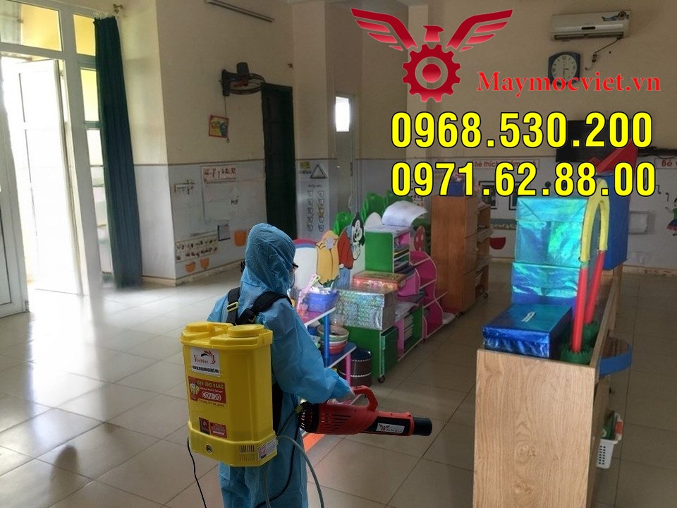 Máy phun thuốc diệt muỗi độ ồn thấp cho trường mầm non Turbo BA-6