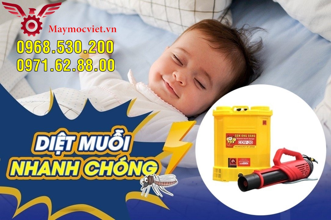 Máy phun thuốc diệt muỗi độ ồn thấp cho trường mầm non Turbo BA-6