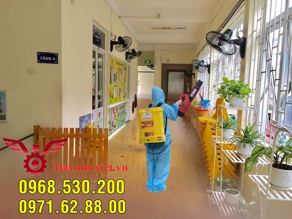 Máy phun thuốc diệt muỗi độ ồn thấp cho trường mầm non Turbo BA-6