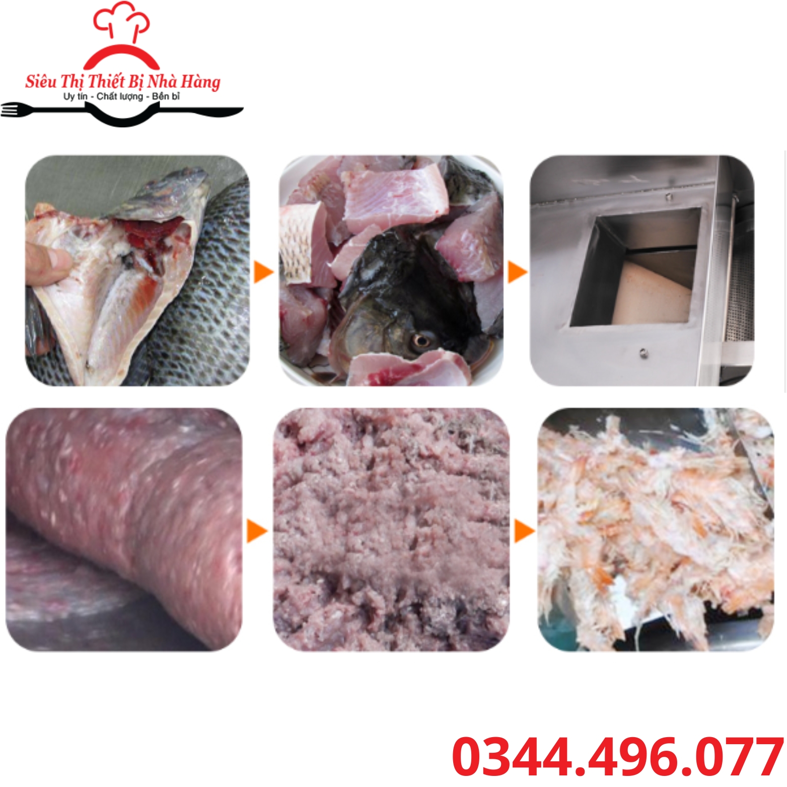 máy tách xương, lọc xương cá - tôm - cua