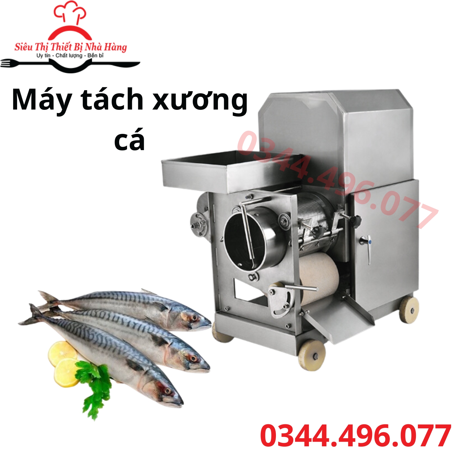 máy tách xương, lọc xương cá - tôm - cua