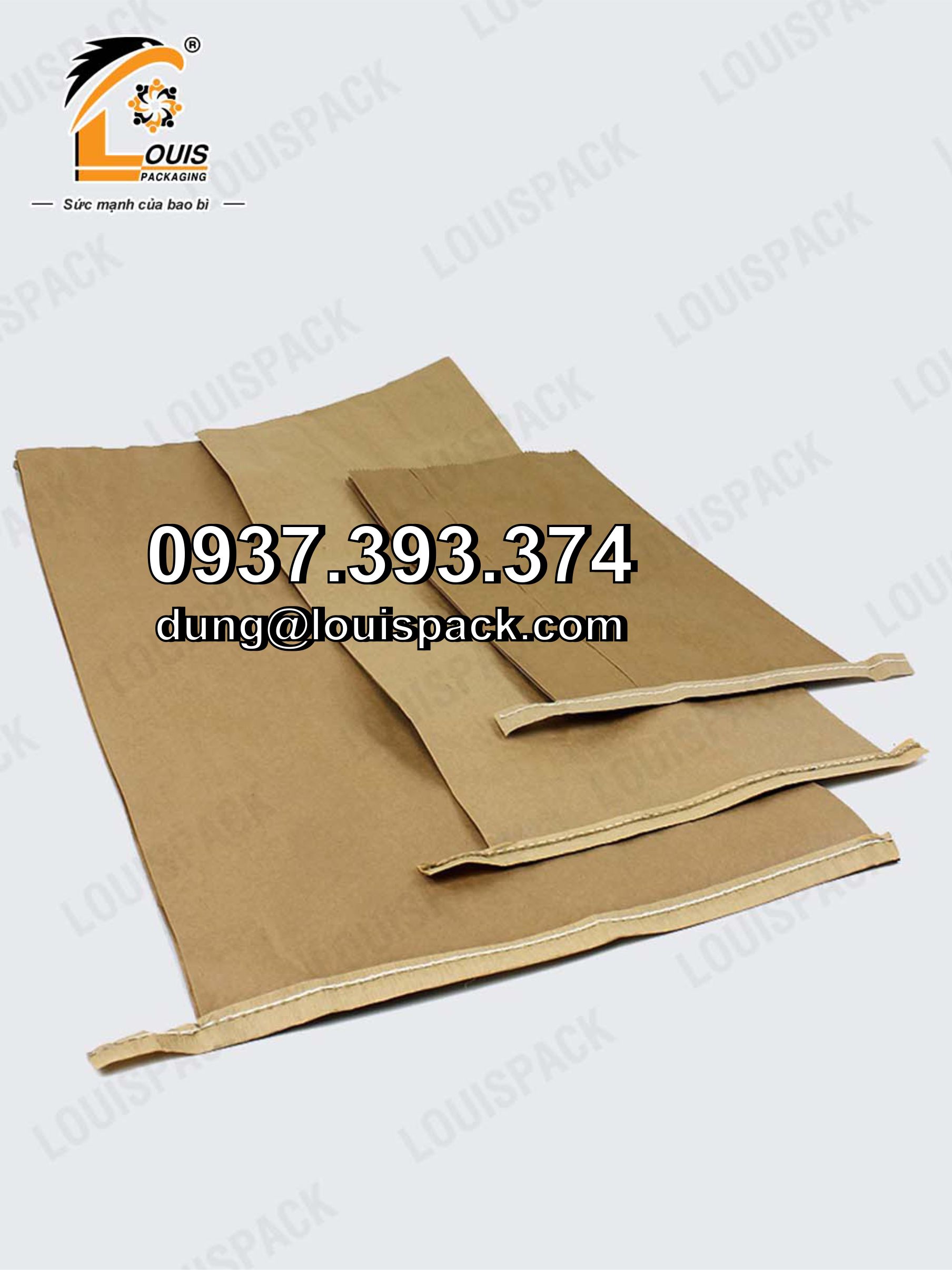 Bao giấy kraft đựng hạt nhựa 25kg - 50kg