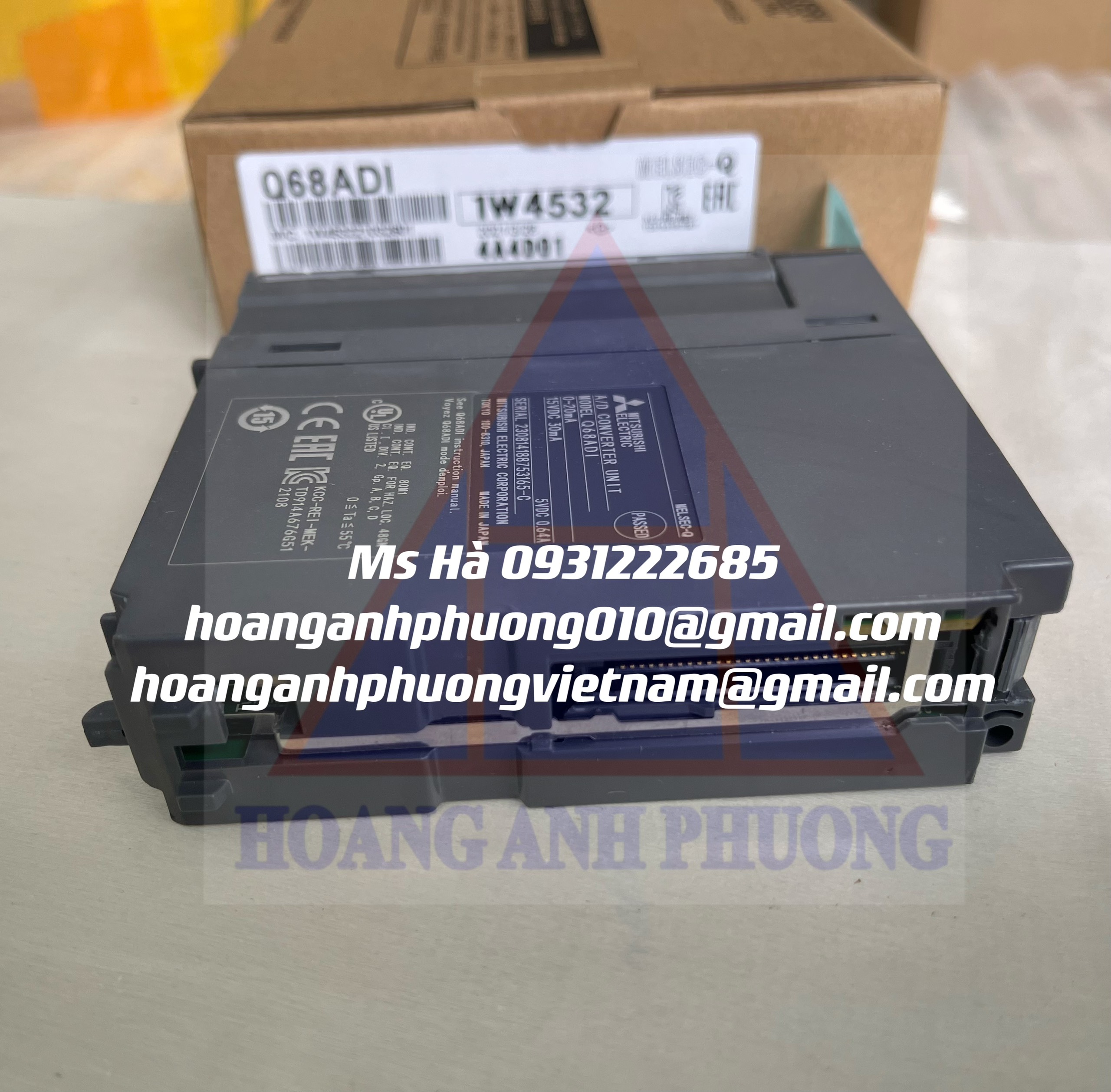Analog input mitsubishi Q68ADI hàng nhập khẩu chính hãng