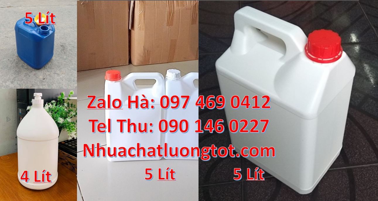 can nhựa nhỏ 4l đựng dầu ăn,can nhựa trắng đựng nước rửa chén,can nhựa