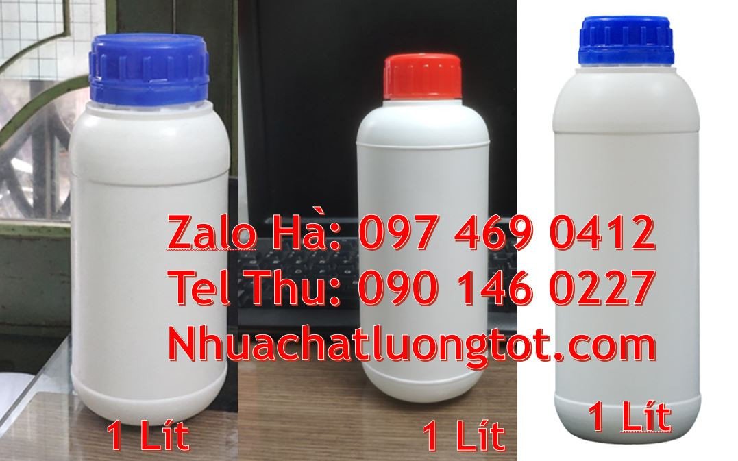 chai nhựa lớn 1l giá rẻ,chai nhựa 500ml màu trắng nắp đỏ,chai nhựa đen
