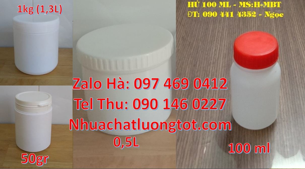 hũ nhựa đựng thực phẩm,hũ nhựa đựng dung dịch chất lỏng,hũ nhựa trắng