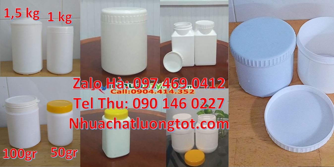 hũ nhựa đựng thực phẩm,hũ nhựa đựng dung dịch chất lỏng,hũ nhựa trắng