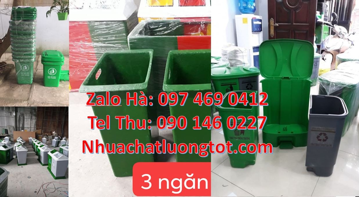 thùng rác 3 ngăn 3 màu giá rẻ,thùng rác 2 ngăn có nắp đậy,thùng rác rẻ